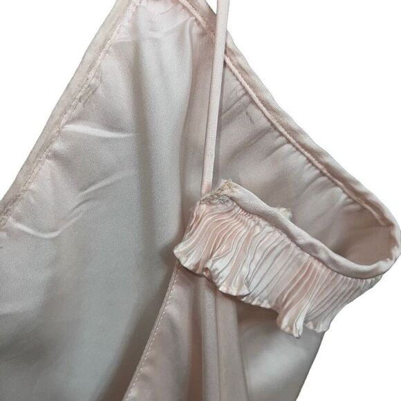 Georgette Trablosi for Saks Fifth Avenue Floor Length Pastel Pink Nightgown - Picture 6 of 7
